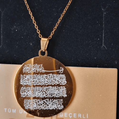 nazar duası kolye