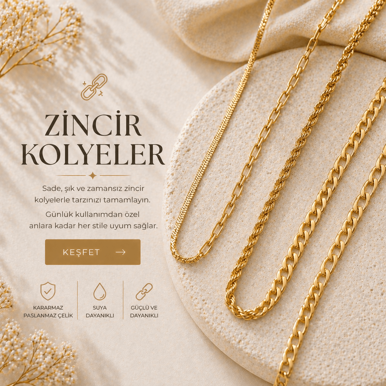 zincir kolyeler